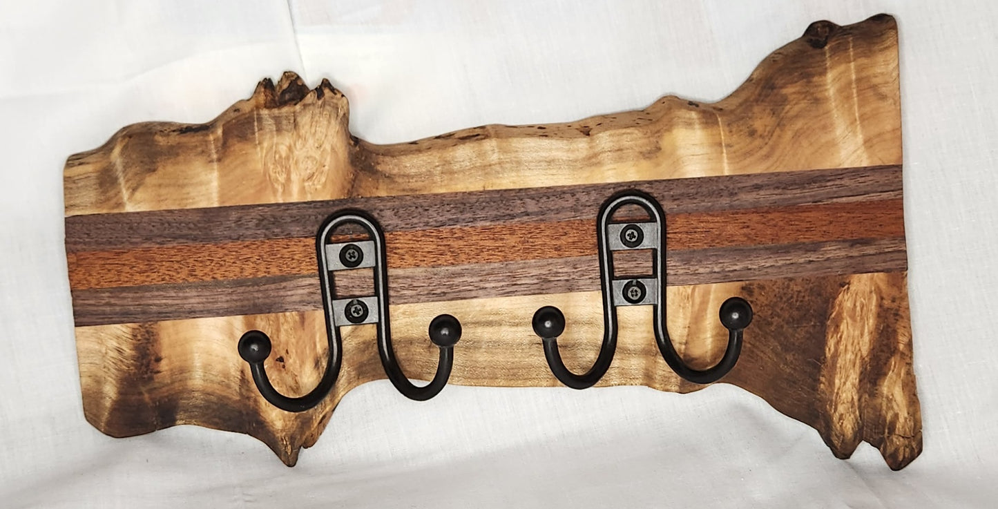 Hardwood Key/Hat/Coat Hook